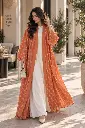 Terracotta Polka-Dot Abaya Courtyard Walk.webp