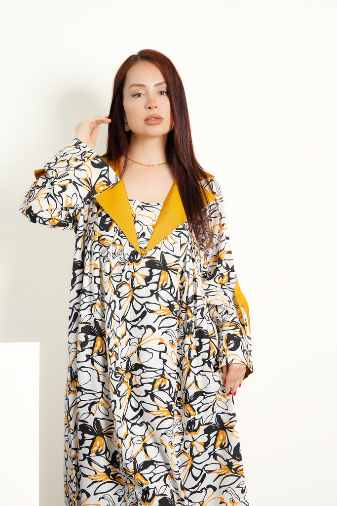 Yellow Cotton Dress 