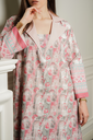 Pink Embroidery Cotton Maxie