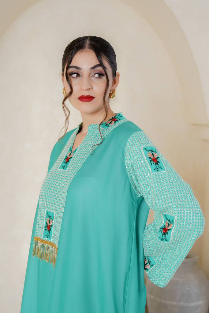 Green Chifon