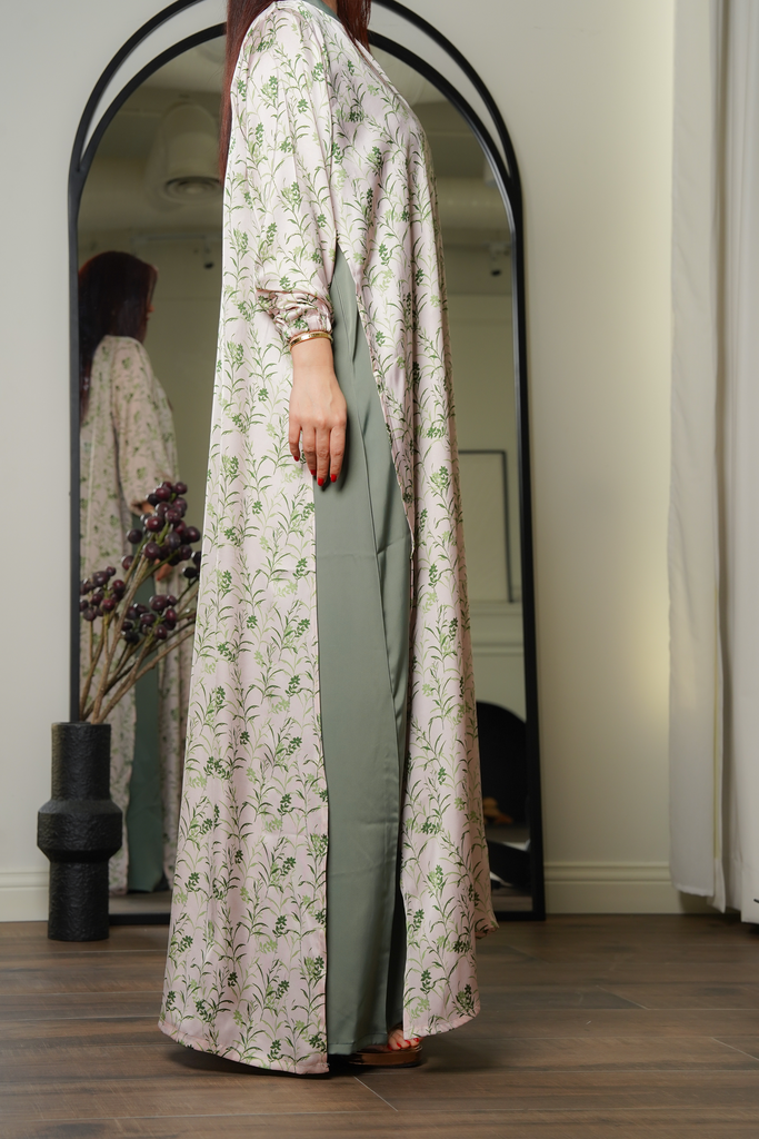 Silk Green Dress