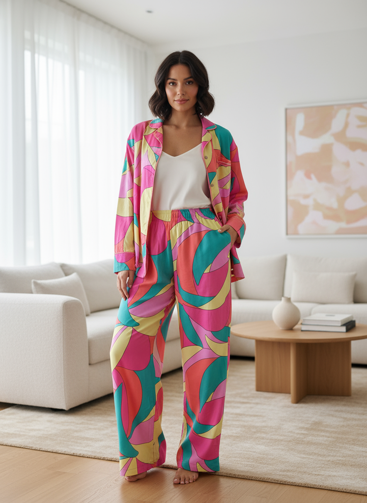 Pink colorfull Pajama                                                                                 