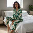 Green Cotton Pajama                                                                                 