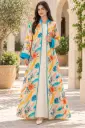 Fresh Abaya with[Inner Dress & scarf]