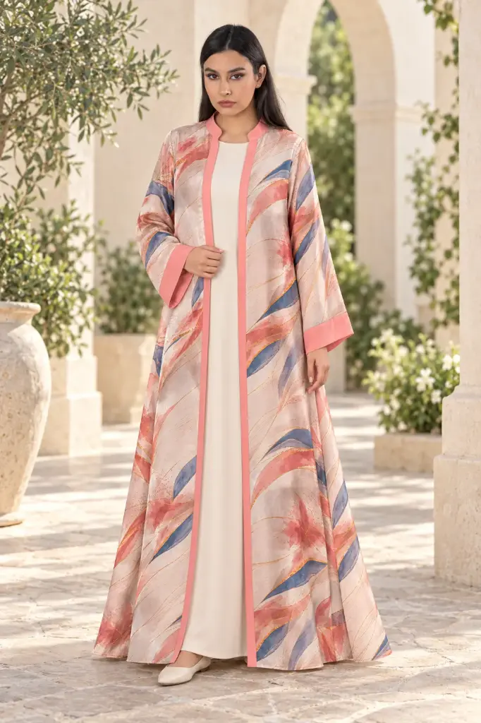 Classy Abaya with[Inner Dress & scarf]