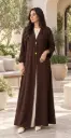 Crepe Casual Plain Abaya