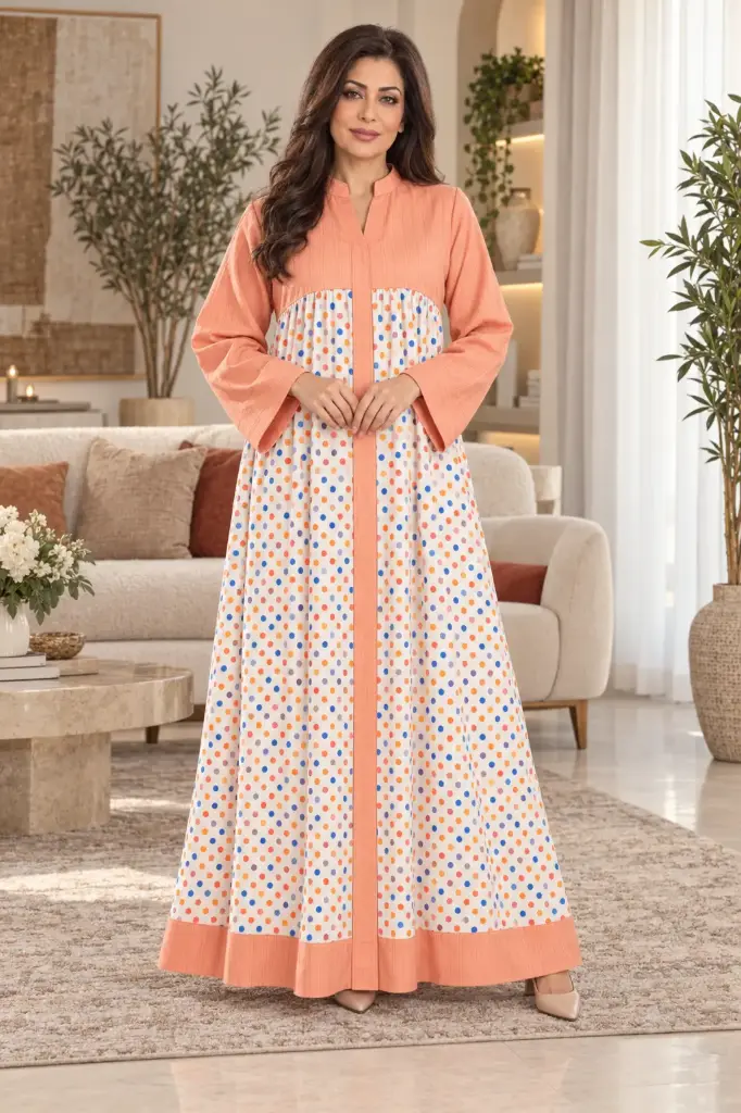 Linen Dot Dress 