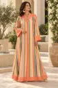 Linen Striped Dress 