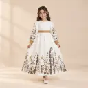 White Embroidery Gown