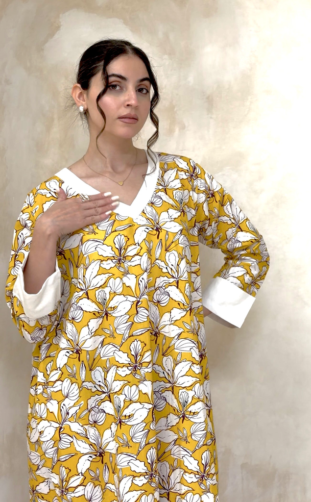 Yellow Cotton dress