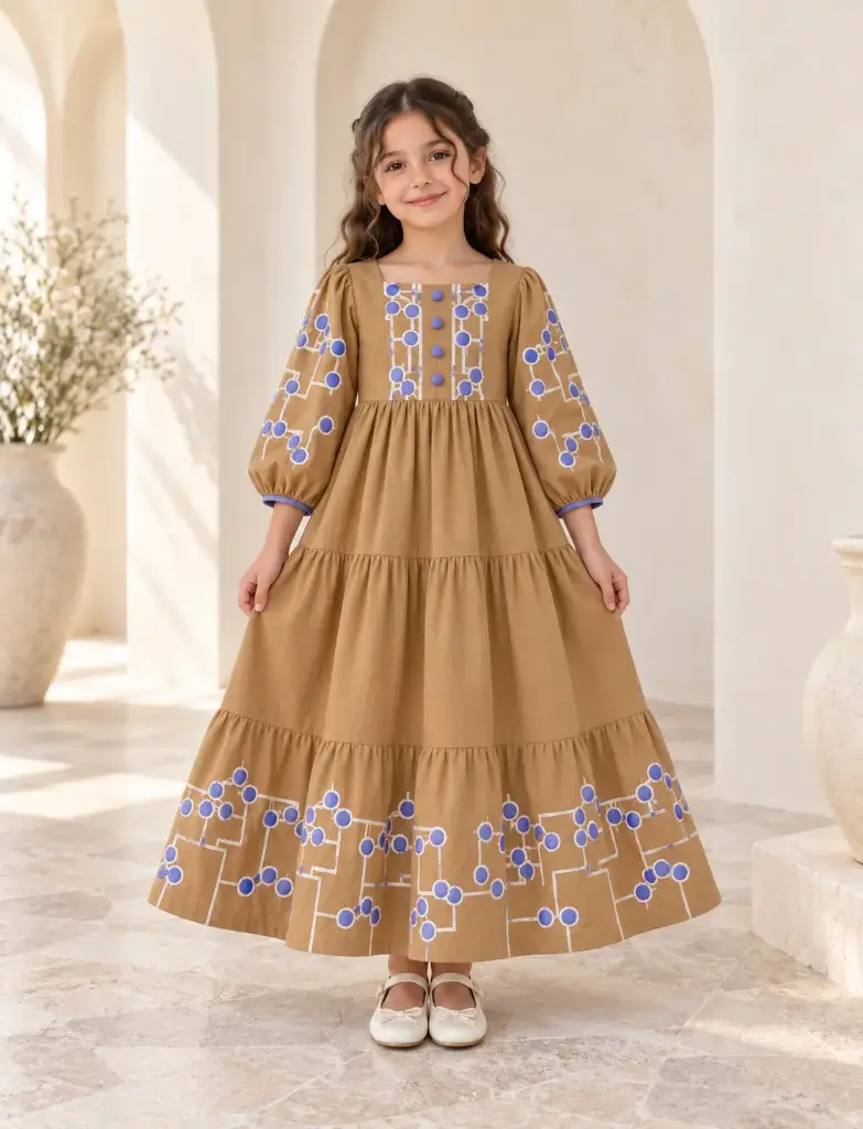 White Embroidery Gown 
