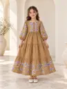 White Embroidery Gown 