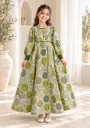 Green Chiffon Gown 