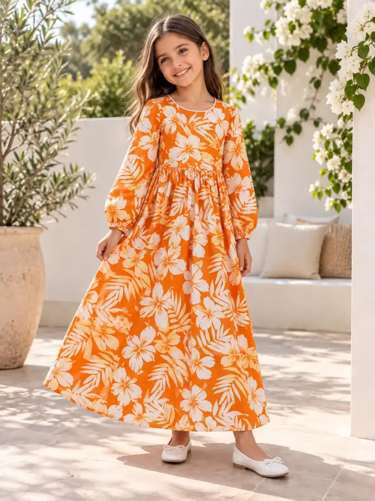 Orange Dress