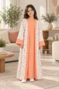 Dot Cotton Abaya