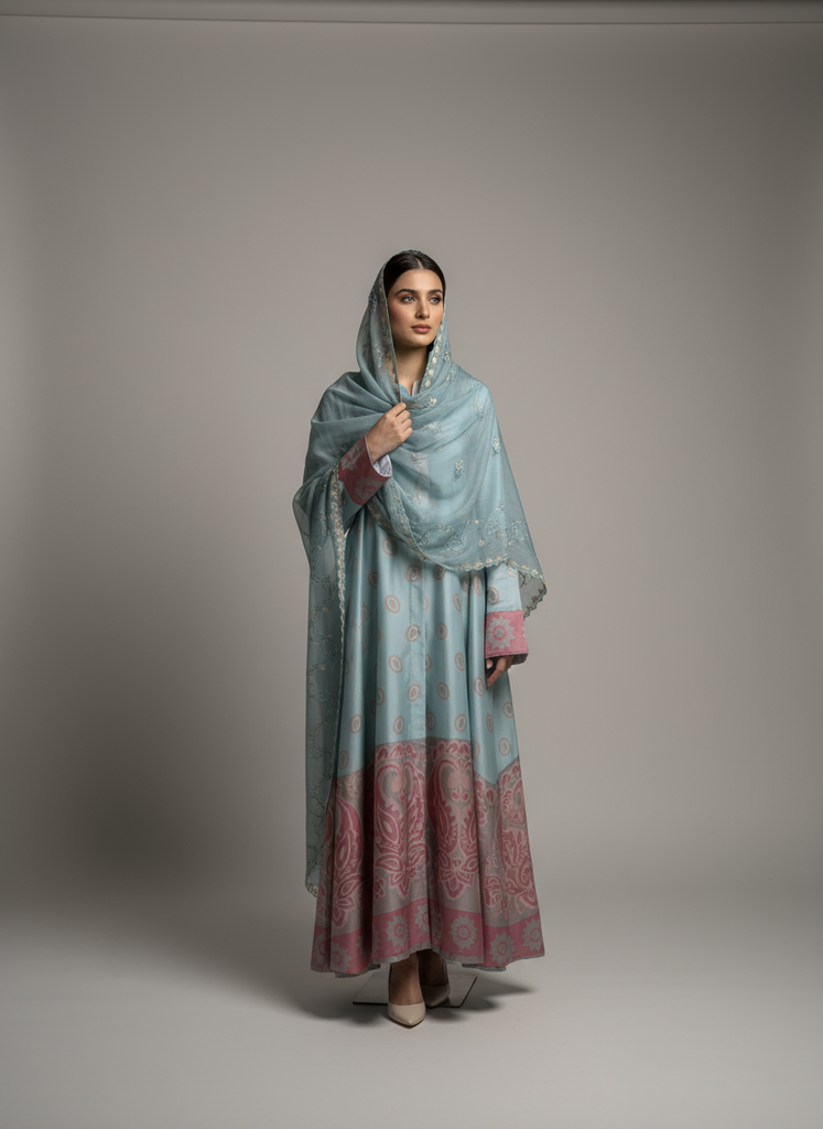 Linen & Silk mixed dress