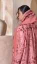 Light Pink Linen Dress[With scarf] 