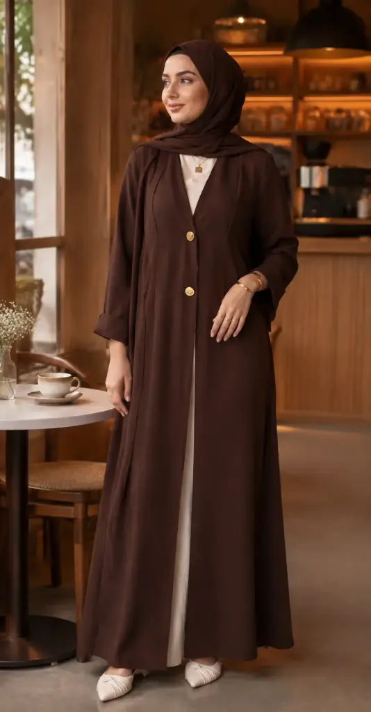 Crepe Plain Abaya