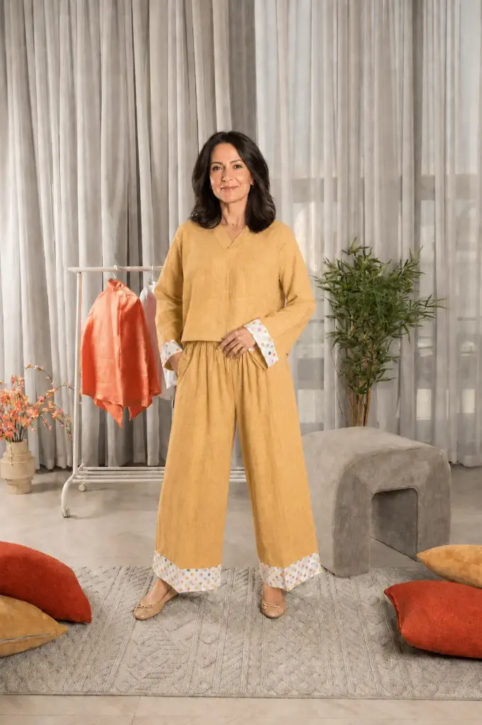 Linen Yellow Set