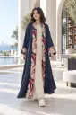 Navy Blue Abaya Set