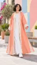 Pink Abaya Set 