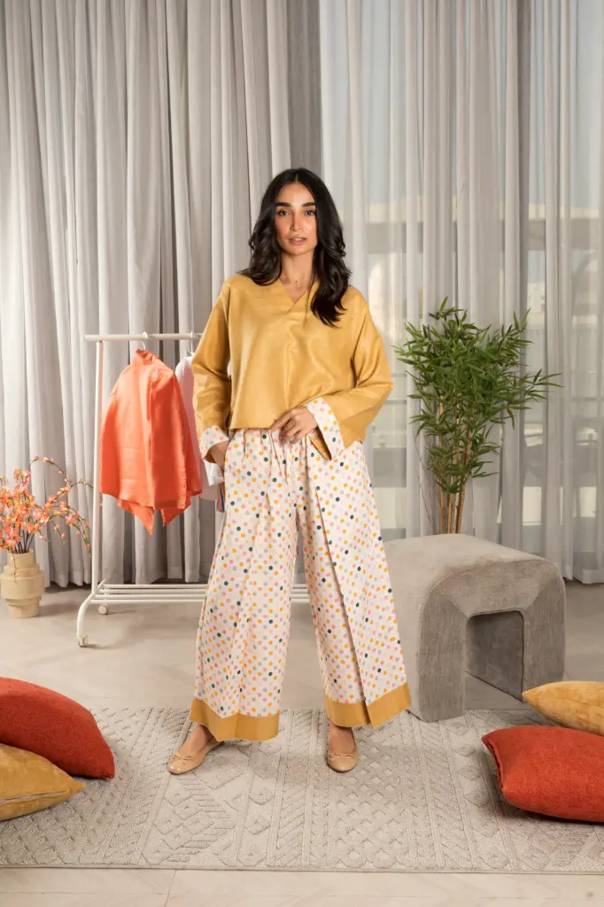 Summer Yellow Dot Set