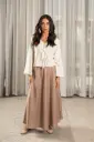 Taupe Skirt Set 