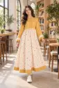 Yellow Dot Long Dress