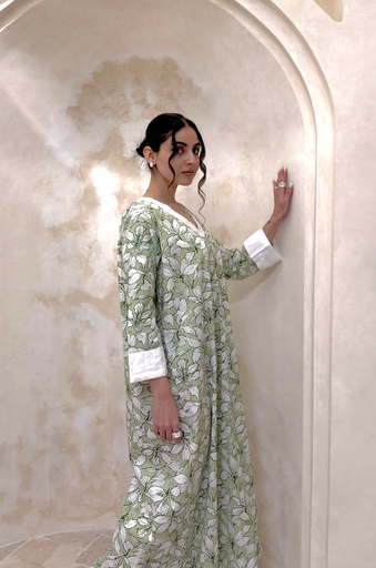 Light Green Cotton dress