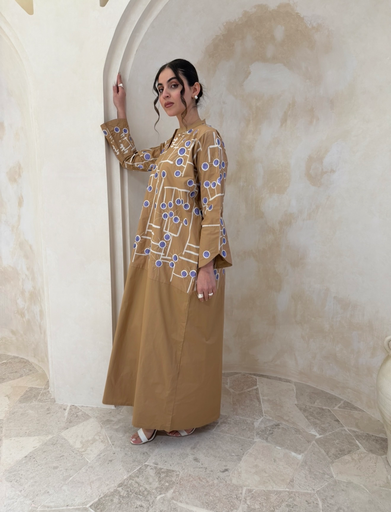 Cotton Brown Gown