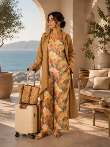 Brown Cotton Set 