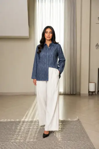 Navy Blue and white Set 