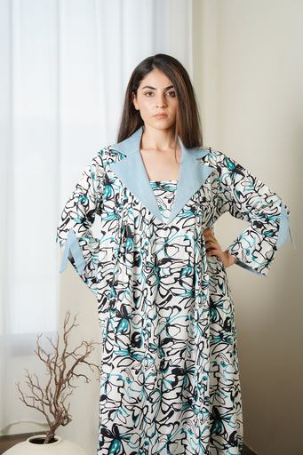 Cotton and linen dress