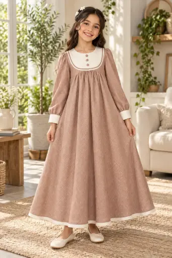 Taupe Linen Dress