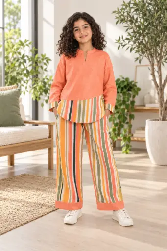 Striped Linen Set 