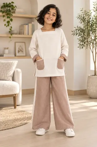 Taupe Linen Set 